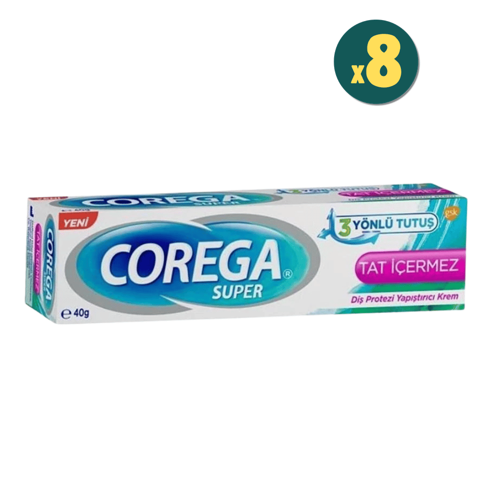 Corega Tat İçermez Krem 40 gr 8 Adet Fiyatları - Modern Eczane