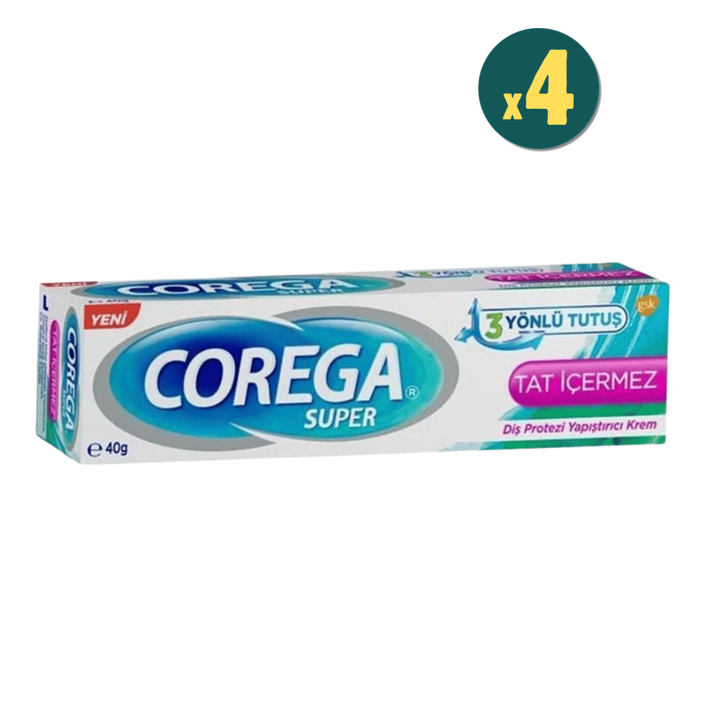 Corega Tat İçermez Krem 40 gr 4 Adet Fiyatları - Modern Eczane