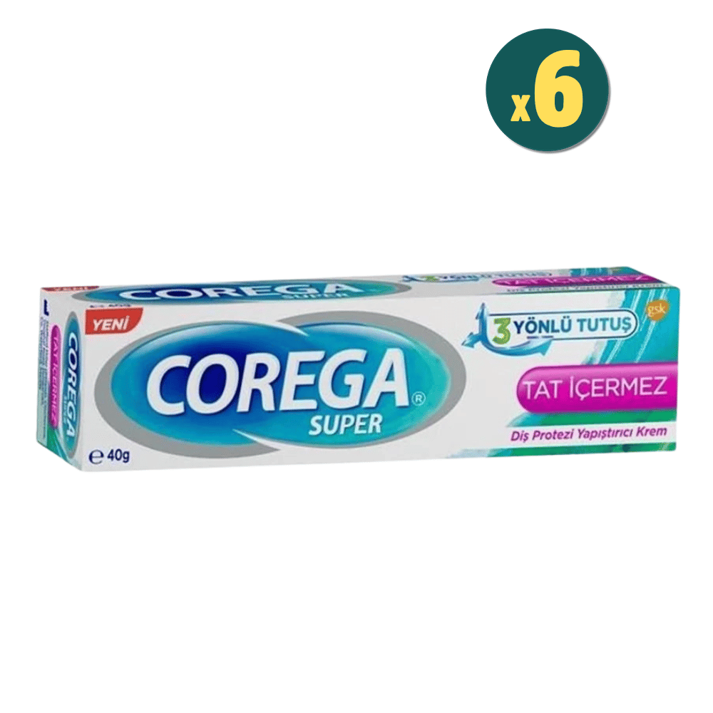 Corega Tat İçermez Krem 40 gr 6 Adet Fiyatları - Modern Eczane