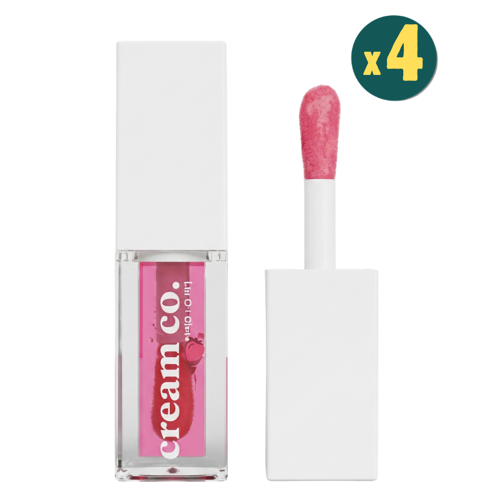 Cream Co. Lip Oil Gloss Raspberry Dudak Bakım Yağı 5 ml 4 Adet Fiyatları - Modern Eczane