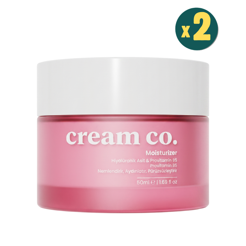 Cream Co. Moisturizer 50 ml 2 Adet Fiyatları - Modern Eczane