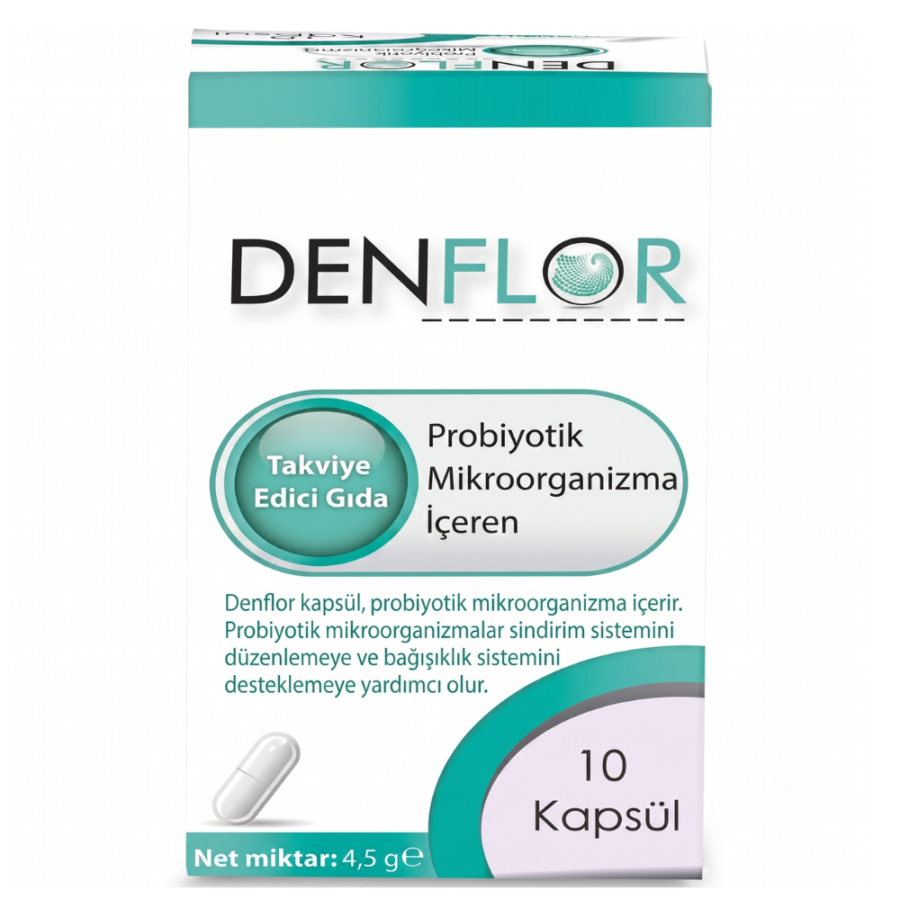 Denflor Probiyotik 10 Kapsül Fiyatları - Modern Eczane