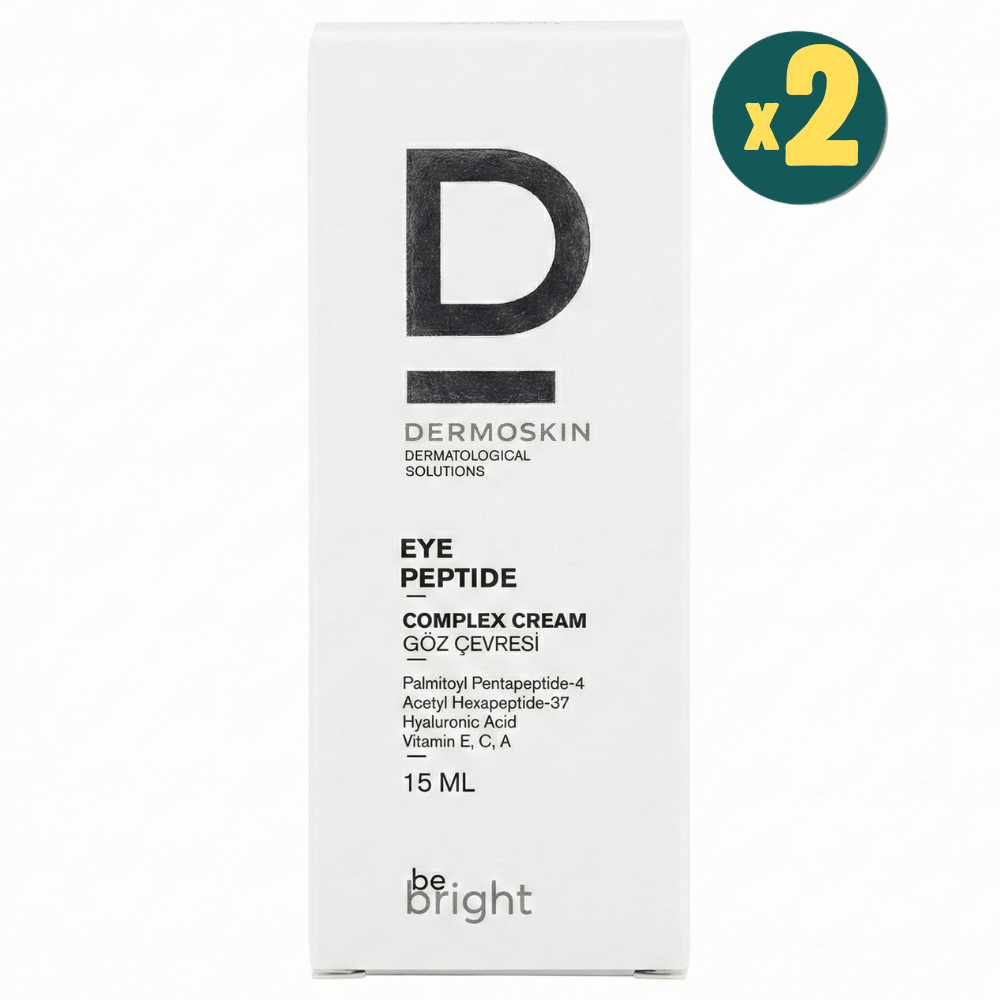 Dermoskin Be Bright Göz Çevresi Krem Peptit Kompleks 15 ml 2 Adet Fiyatları - Modern Eczane