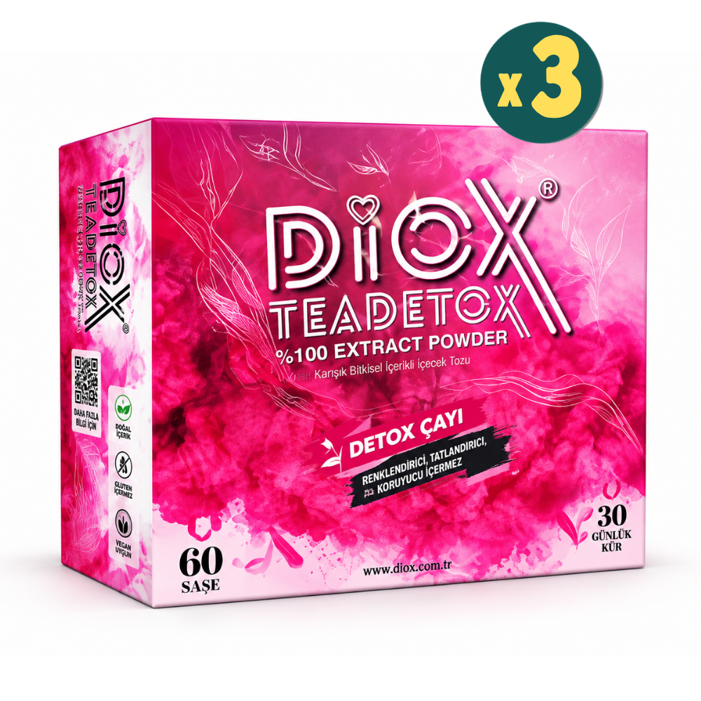 Diox Detoks Form Çayı 60'lı 3 Adet Fiyatları - Modern Eczane