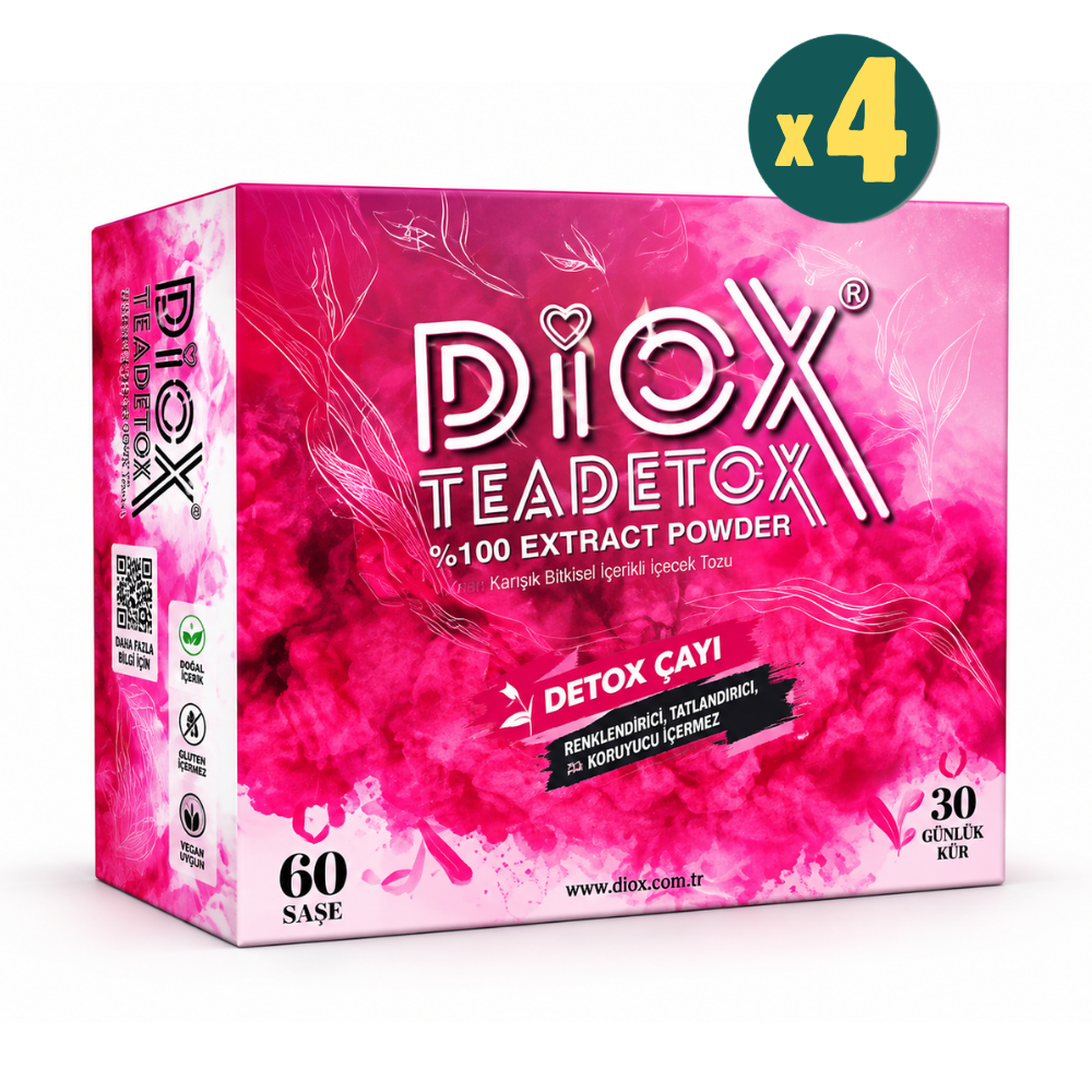 Diox Detoks Form Çayı 60'lı 4 Adet Fiyatları - Modern Eczane