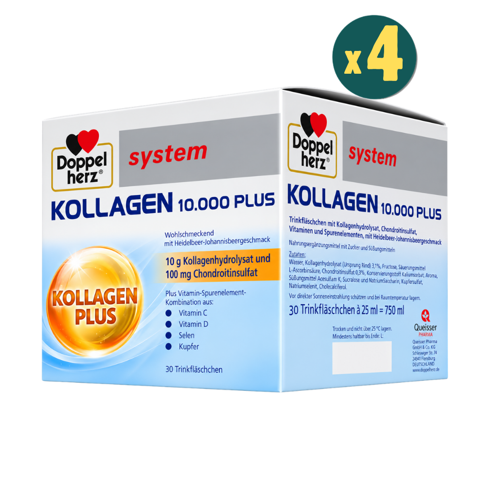 Doppelherz System Kollagen 10.000 Plus 25 ml 30 Flakon 4 Adet Fiyatları - Modern Eczane