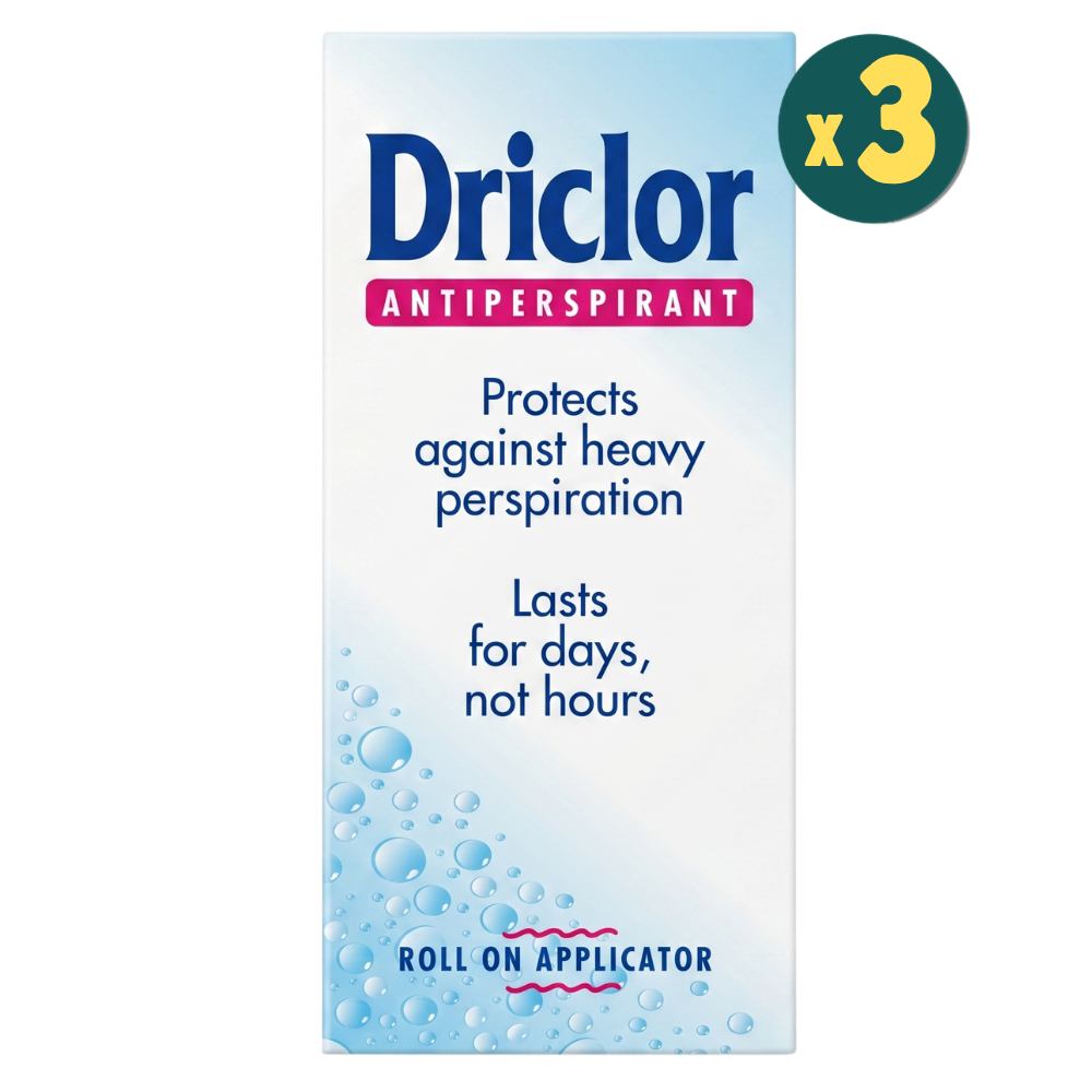 Driclor Roll-On Deodorant 20 ml 3 Adet Fiyatları - Modern Eczane