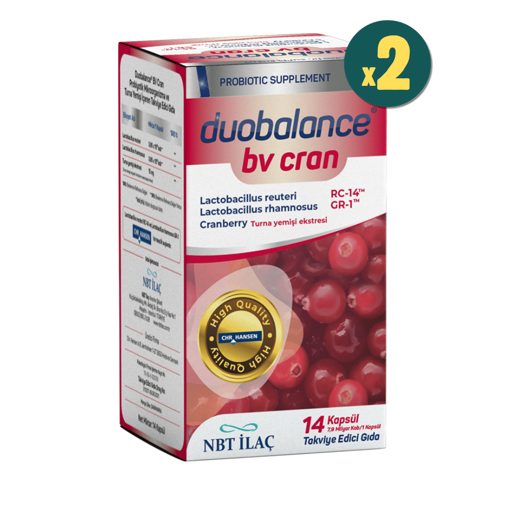 Duobalance BV Cran 14 Kapsül 2 Adet Fiyatları - Modern Eczane
