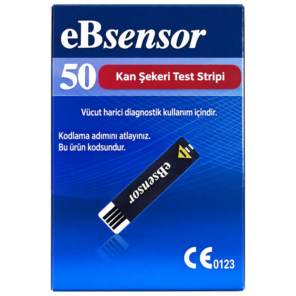 Ebsensor Kan Şekeri Test Stripi 50'li Fiyatları - Modern Eczane