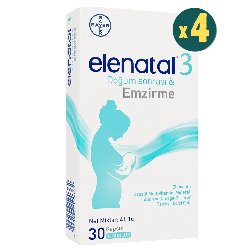 Elenatal 3 30 Kapsül 4 Adet Fiyatları - Modern Eczane