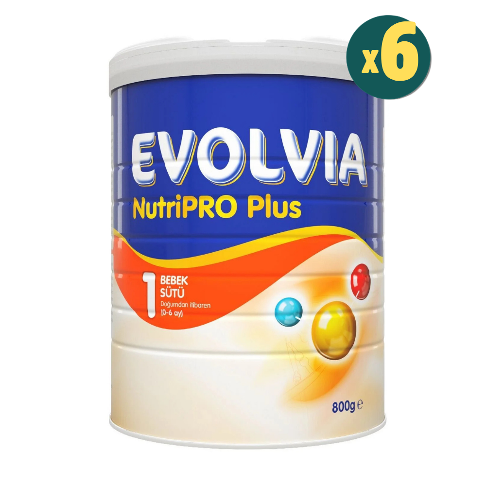 Evolvia Nutripro Plus 1 Bebek Sütü 800 gr 6 Adet Fiyatları - Modern Eczane