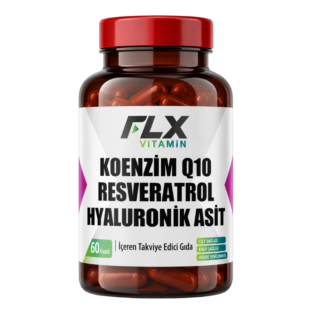 FLX Coenzyme Q10 200 mg Hyaluronik Asit Resveratrol 60 Tablet Fiyatları - Modern Eczane