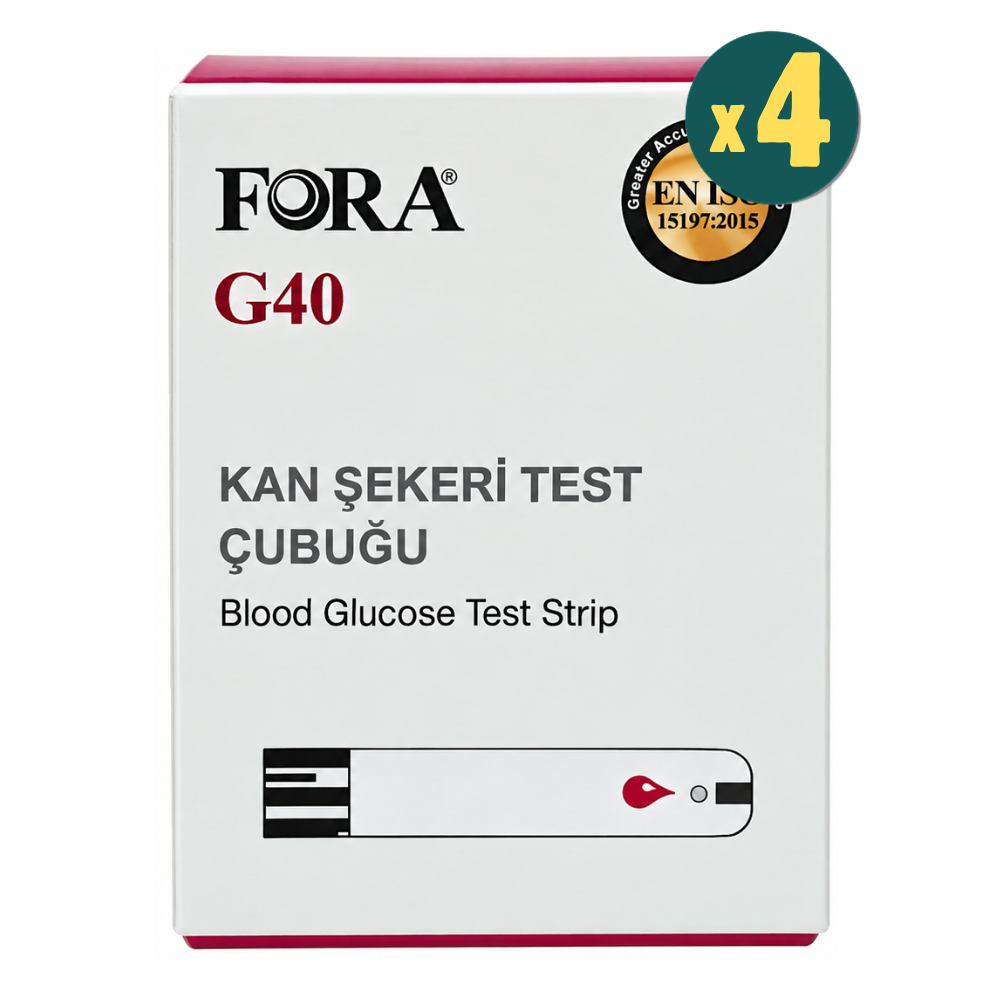 Fora G40 Kan Şekeri Test Stripi 50'li 4 Adet Fiyatları - Modern Eczane