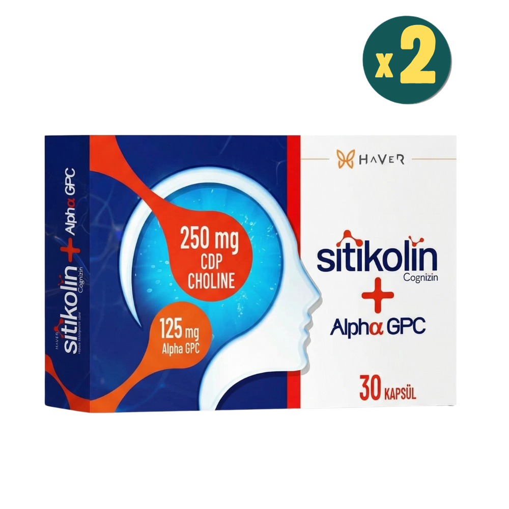 Haver Sitikolin Cognizin Alpha Gpc 30 Kapsül 2 Adet Fiyatları - Modern Eczane