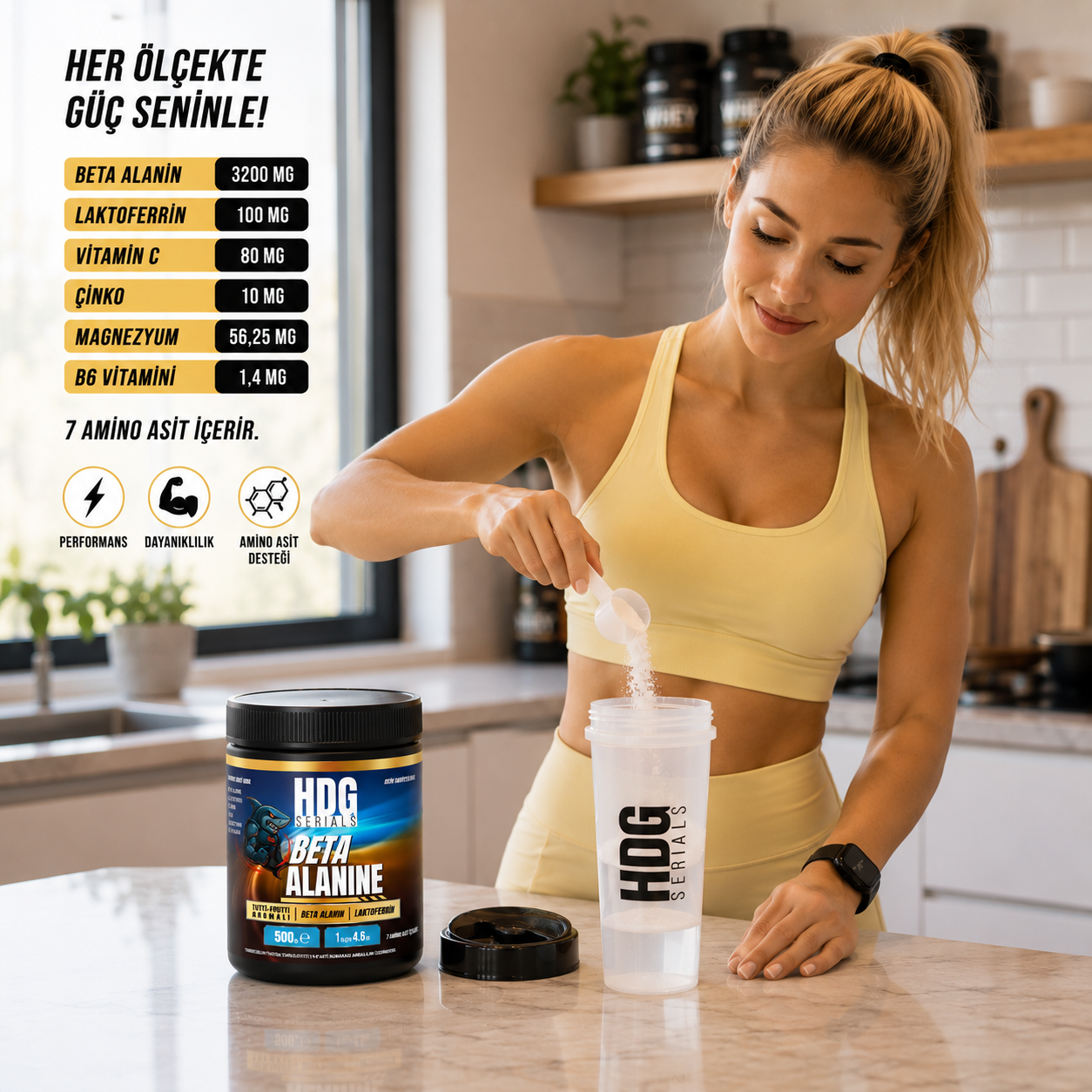 HDG Serials Beta Alanine 500 g Fiyatları - Modern Eczane