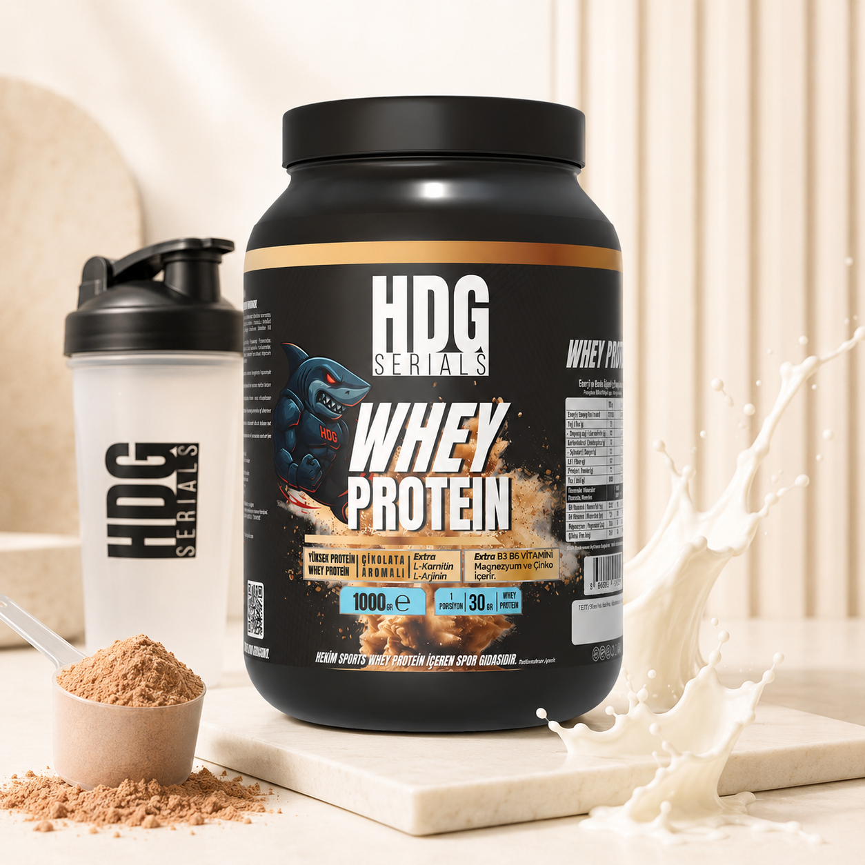 HDG Serials Whey Protein 1000 g Fiyatları - Modern Eczane