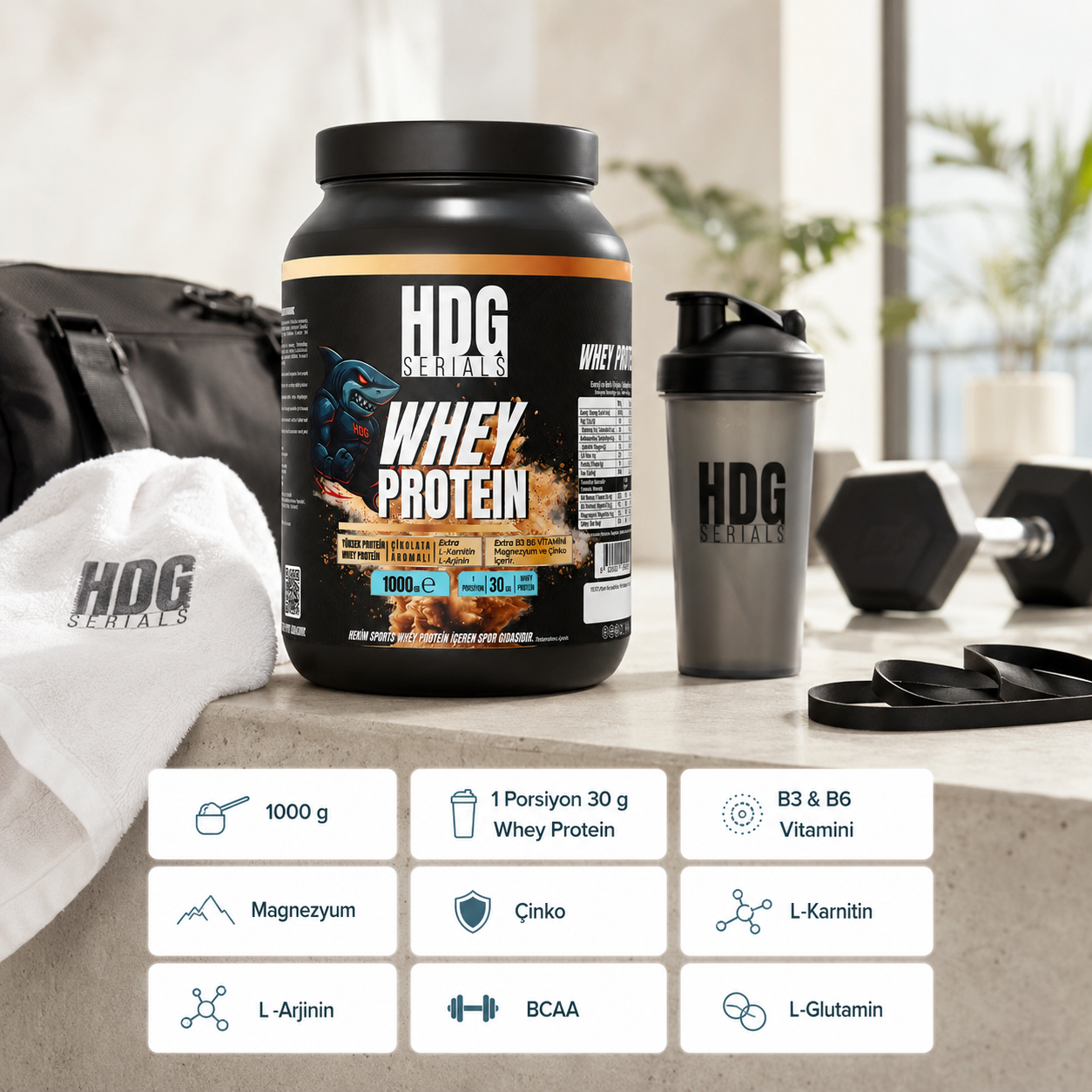 HDG Serials Whey Protein 1000 g Fiyatları - Modern Eczane