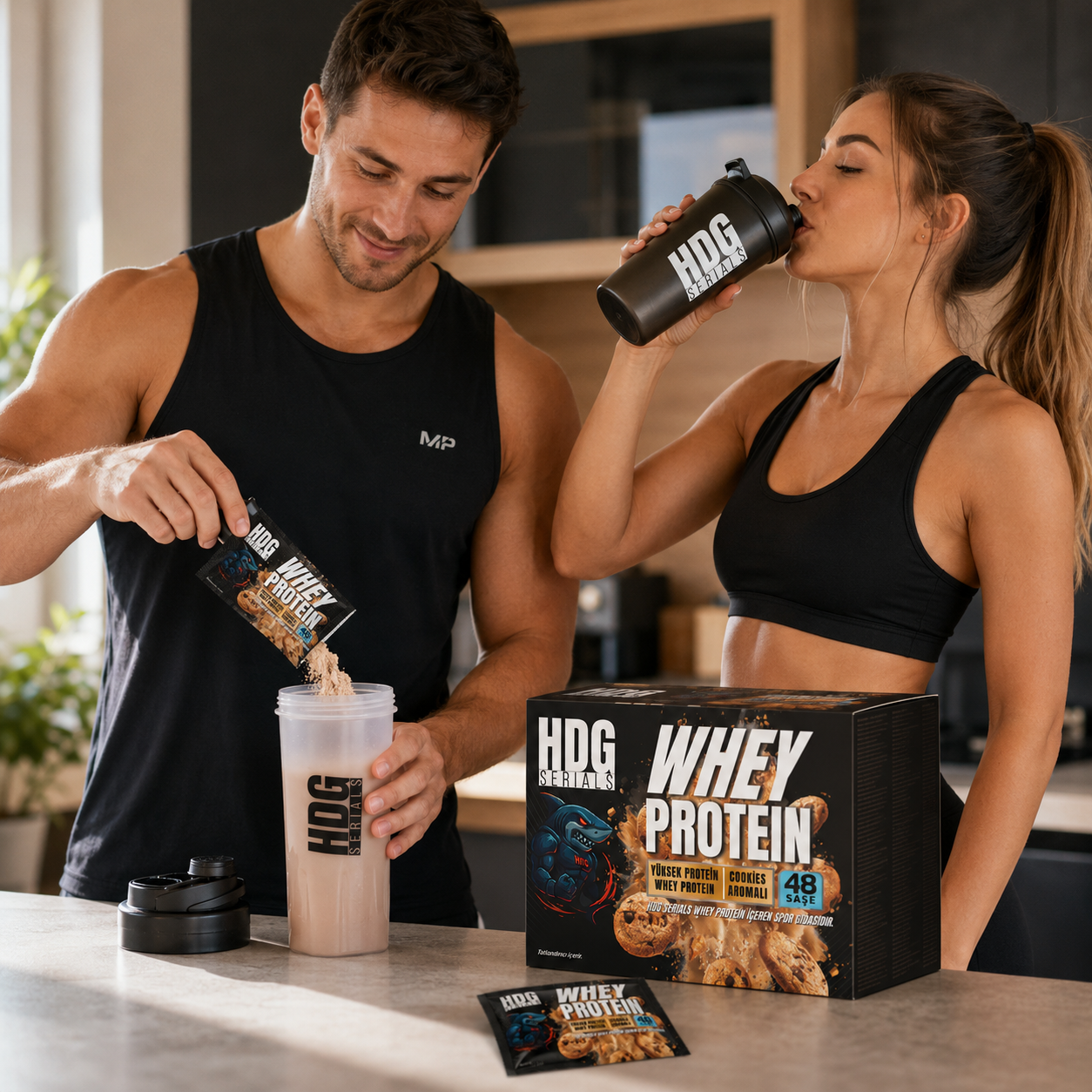 HDG Serials Whey Protein Cookie Aromalı 48’li Saşe Fiyatları - Modern Eczane