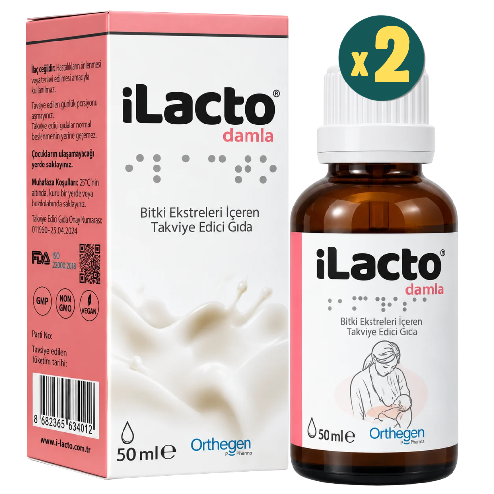 iLacto Damla 50 ml 2 Adet Fiyatları - Modern Eczane