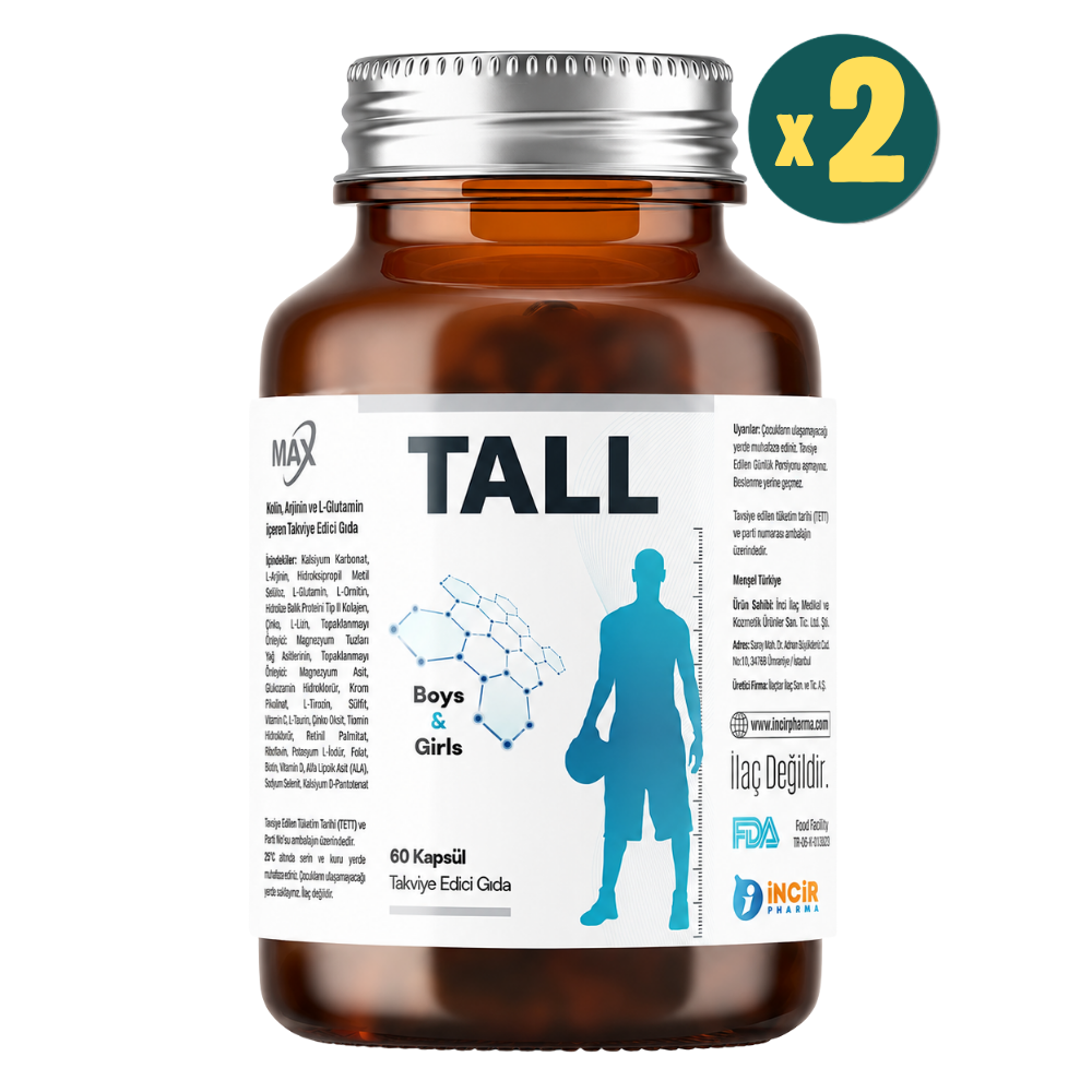 İncir Pharma İnmax Tall 60 Kapsül 2 Adet Fiyatları - Modern Eczane