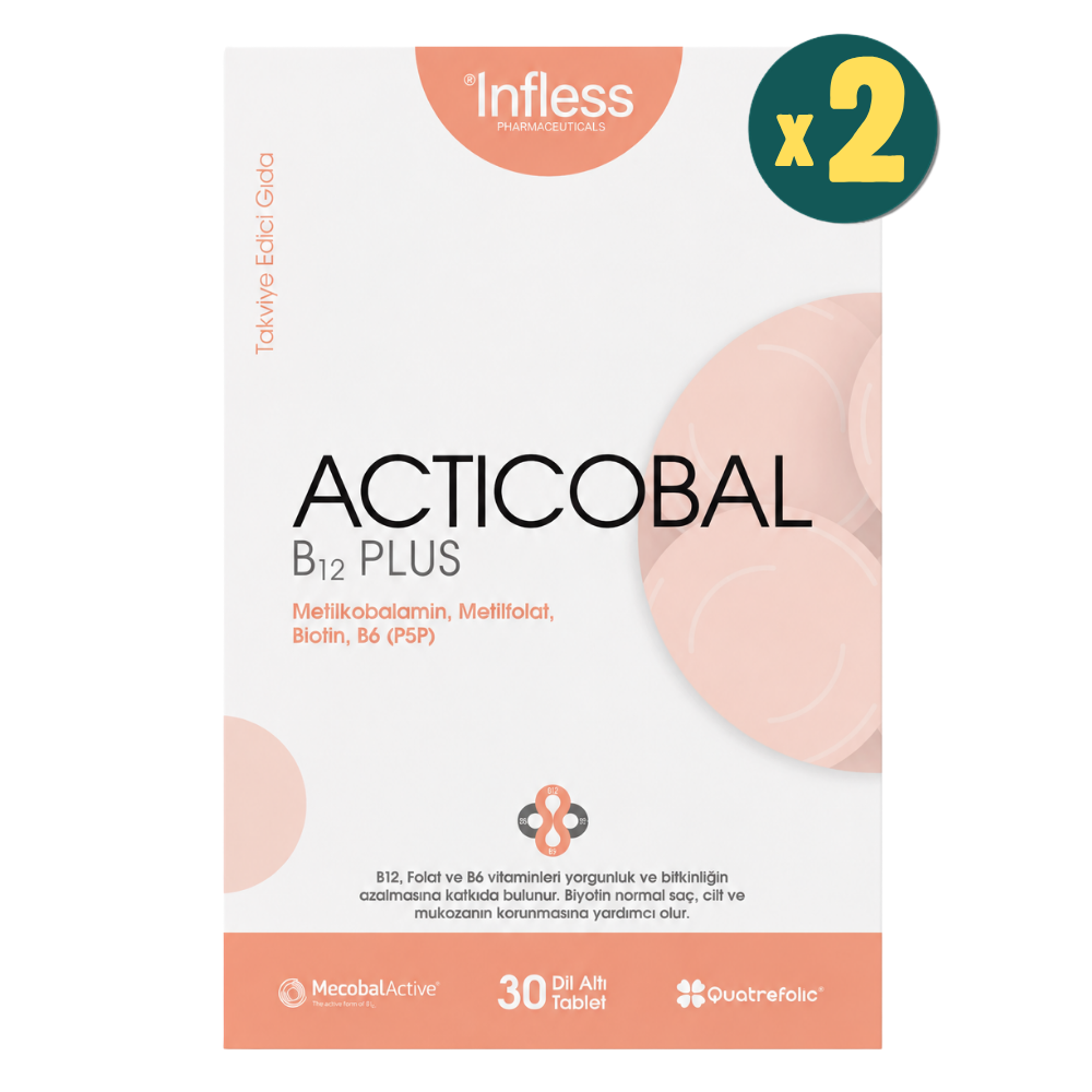Infless Acticobal B12 Plus 30 Tablet 2 Adet Fiyatları - Modern Eczane