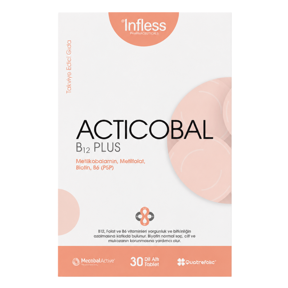 Infless Acticobal B12 Plus 30 Tablet Fiyatları - Modern Eczane