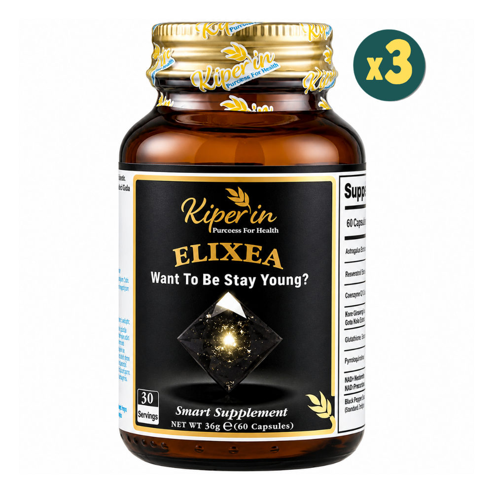 Kiperin Elixea Longevity 60 Kapsül 3 Adet Fiyatları - Modern Eczane