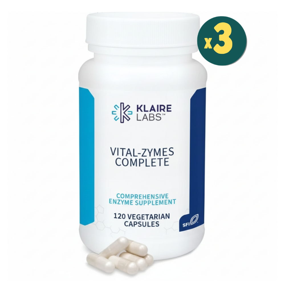 Klaire Labs Vital-Zymes Complete 120 Kapsül 3 Adet Fiyatları - Modern Eczane