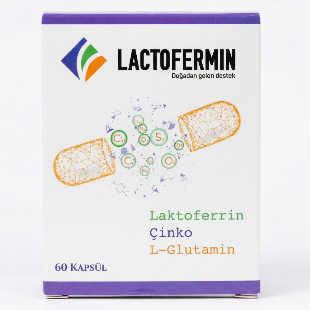 Lactofermin Laktoferrin - Glutamin - Çinko 60 Kapsül Fiyatları - Modern Eczane