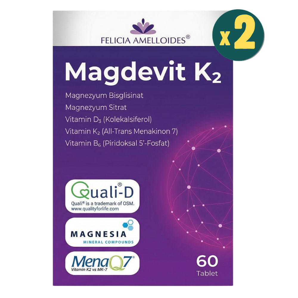 Magdevit D3K2 B6 Vitamin 60 Tablet 2 Adet Fiyatları - Modern Eczane