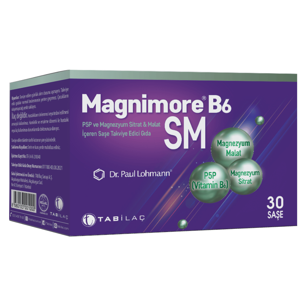 Magnimore B6 SM 30 Saşe Fiyatları - Modern Eczane