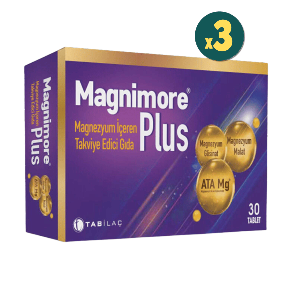 Magnimore Plus 30 Tablet 3 Adet Fiyatları - Modern Eczane