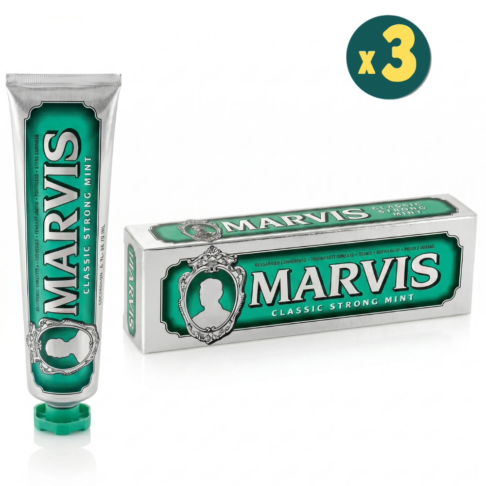 Marvis Classic Strong Mint Diş Macunu 85 ml 3 Adet Fiyatları - Modern Eczane