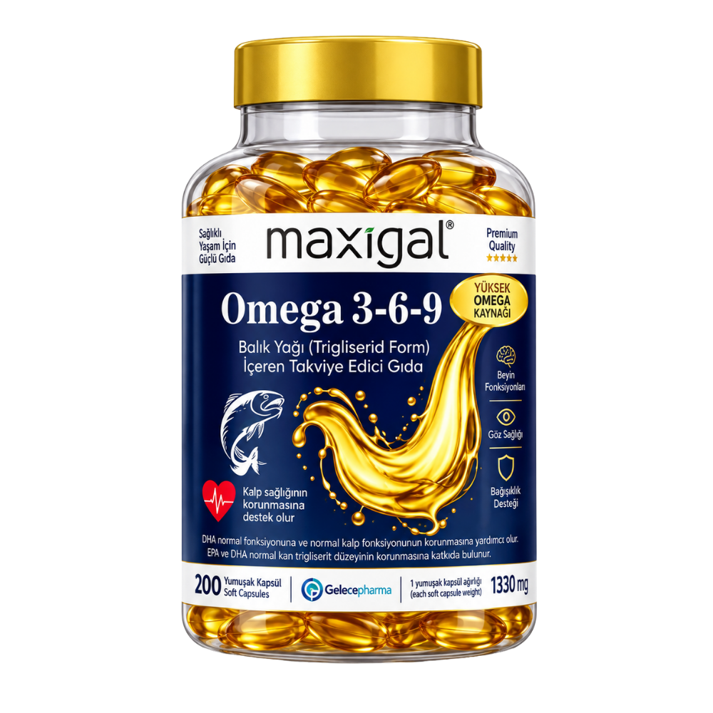 Maxigal Omega-3-6-9 200 Kapsül Fiyatları - Modern Eczane