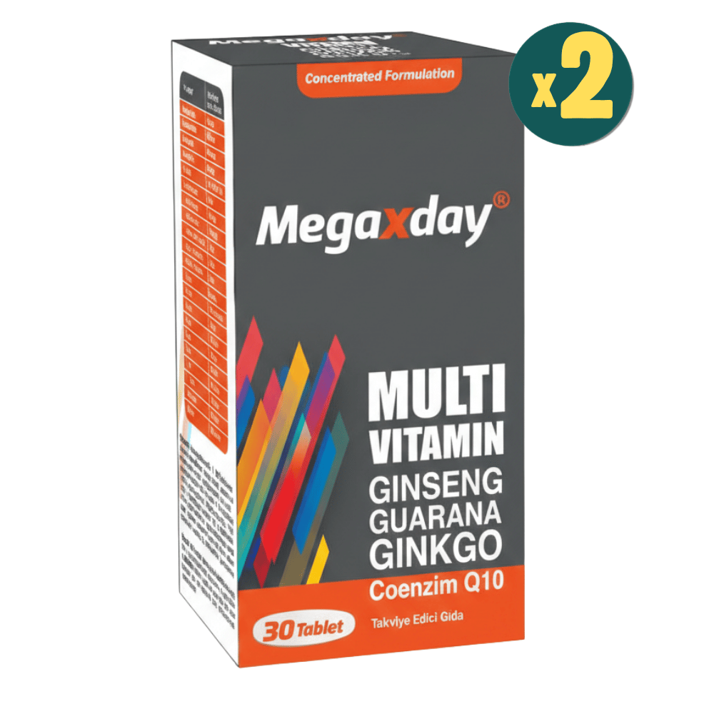 Megaxday 30 Tablet 2 Adet Fiyatları - Modern Eczane