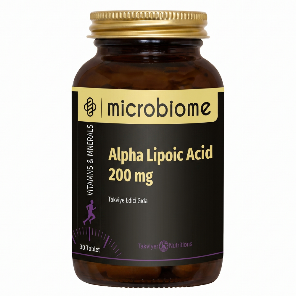 Microbiome Alpha Lipoic Acid 200 mg 30 Tablet Fiyatları - Modern Eczane