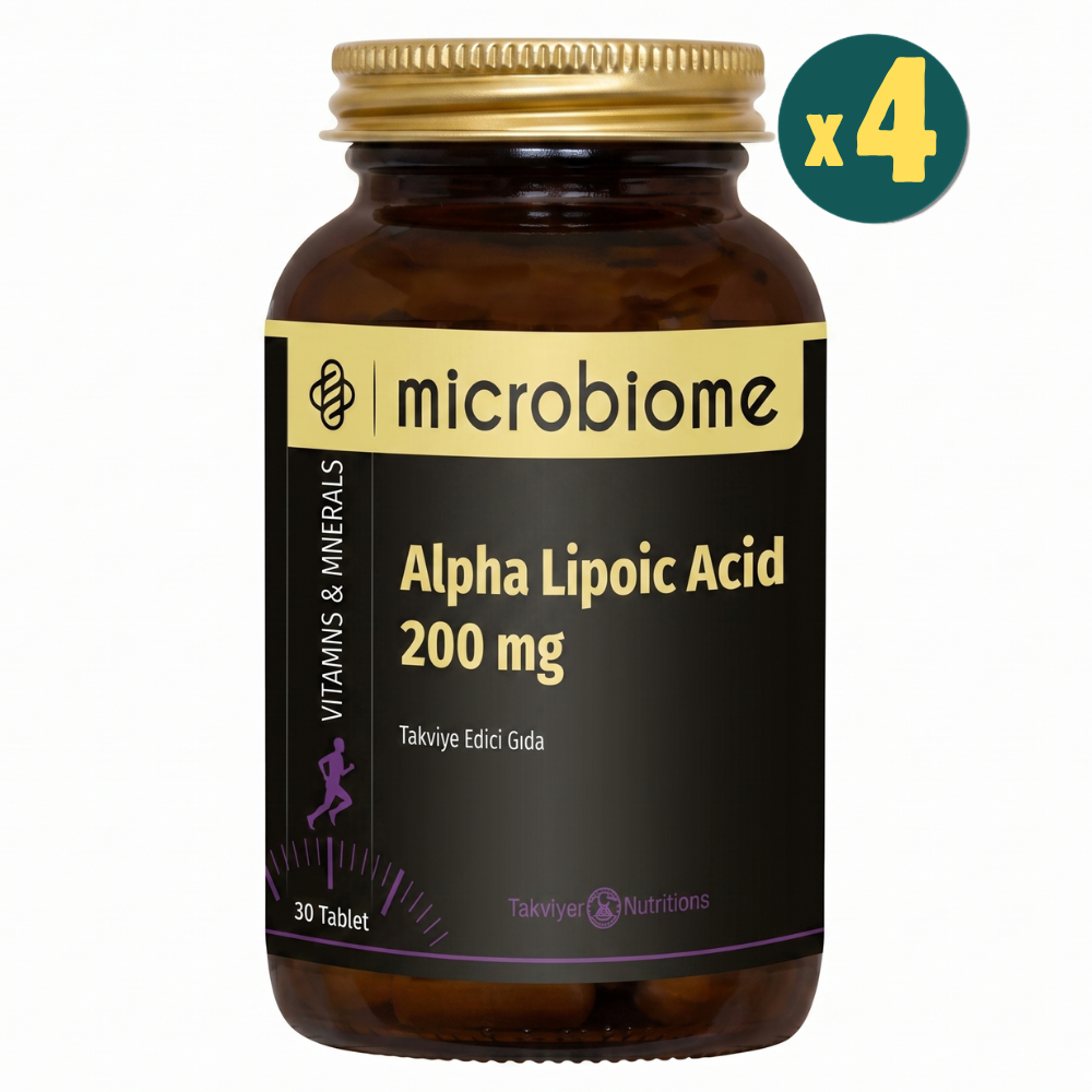 Microbiome Alpha Lipoic Acid 200 mg 30 Tablet 4 Adet Fiyatları - Modern Eczane