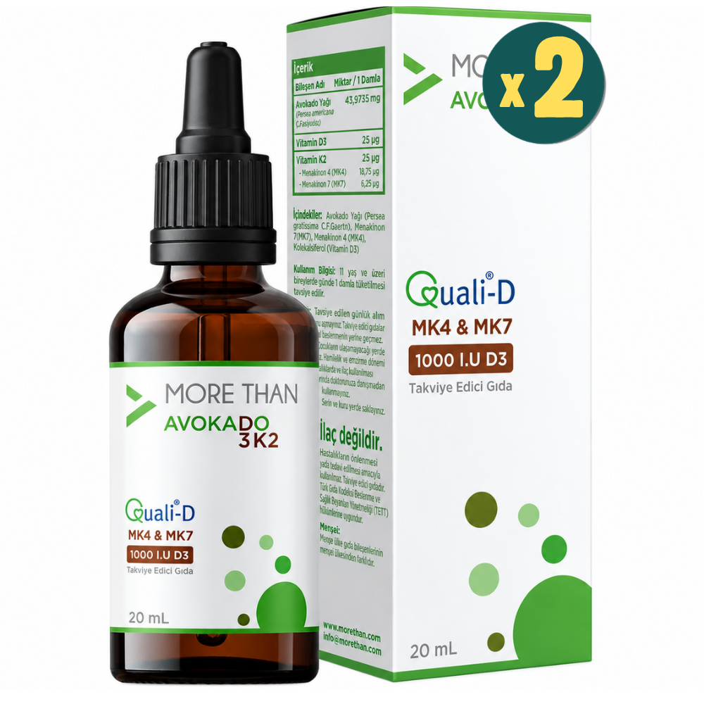 More Than Avokado D3K2 20 ml Damla 2 Fiyatları | Modern Eczane