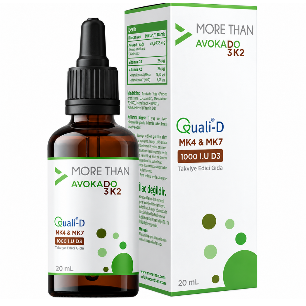 More Than Avokado D3K2 20 ml Damla Fiyatları | Modern Eczane