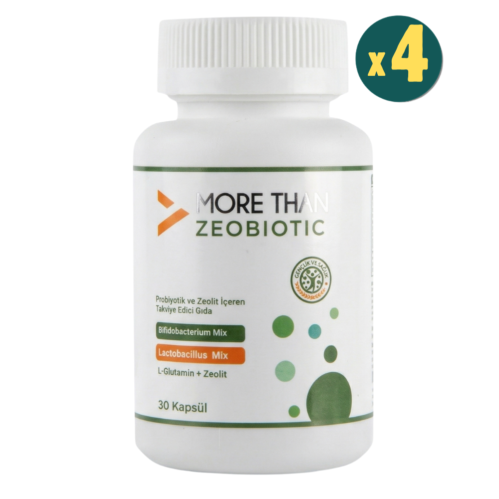 More Than Zeobiotic 30 Kapsül 4 Adet Fiyatları - Modern Eczane