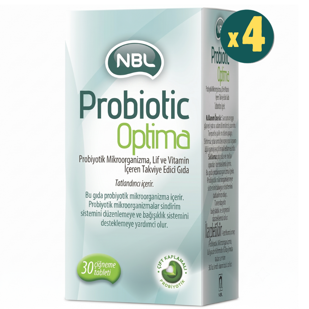 NBL Probiotic Optima 30 Çiğneme Tableti 4 Adet Fiyatları - Modern Eczane