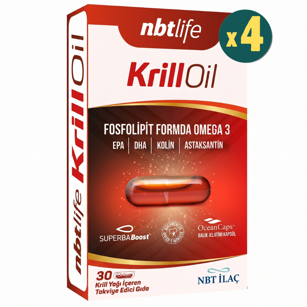 NBT Life Krill Oil 30 Kapsül 4 Adet Fiyatları - Modern Eczane