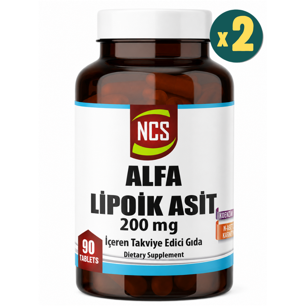 Ncs Alfa Lipoik Asit 200 Mg 90 Tablet 2 Adet Fiyatları - Modern Eczane