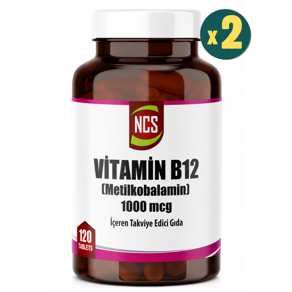 NCS B12 1000 mcg 120 Tablet 2 Adet Fiyatları - Modern Eczane