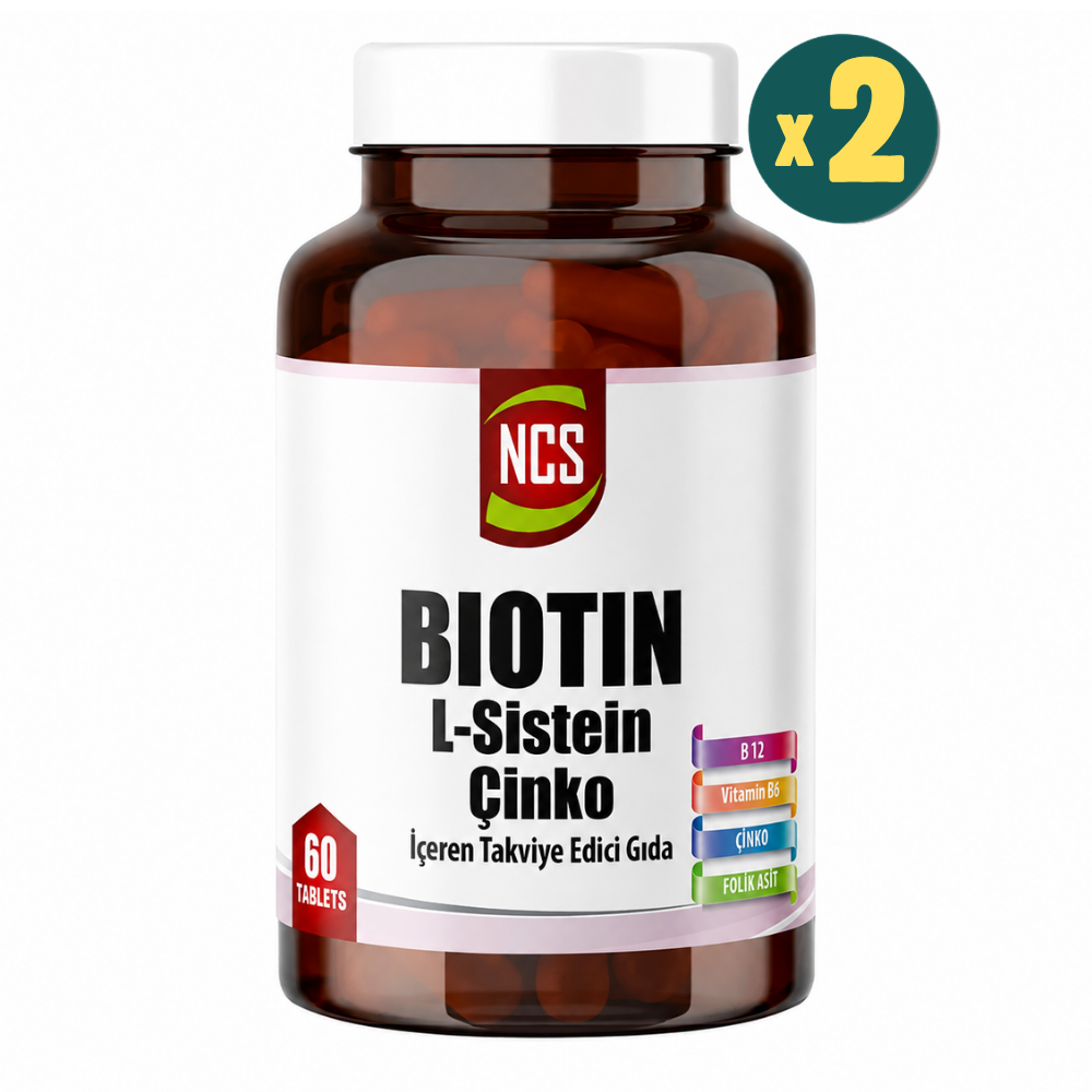 Ncs Biotin L-sistein Çinko 60 Tablet Fiyatları 2 Adet - Modern Eczane