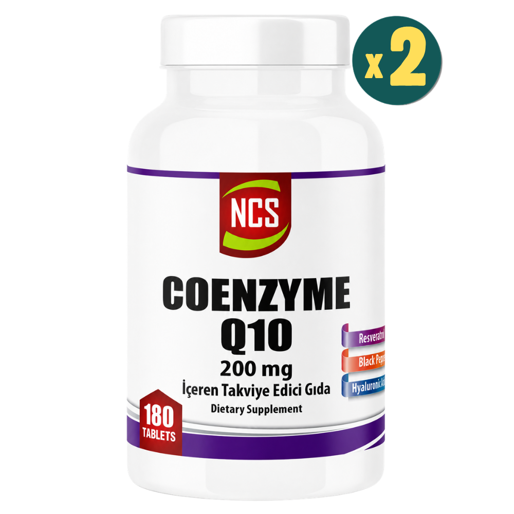 NCS Coenzyme Q-10 200 mg 180 Tablet 2 Adet Fiyatları - Modern Eczane