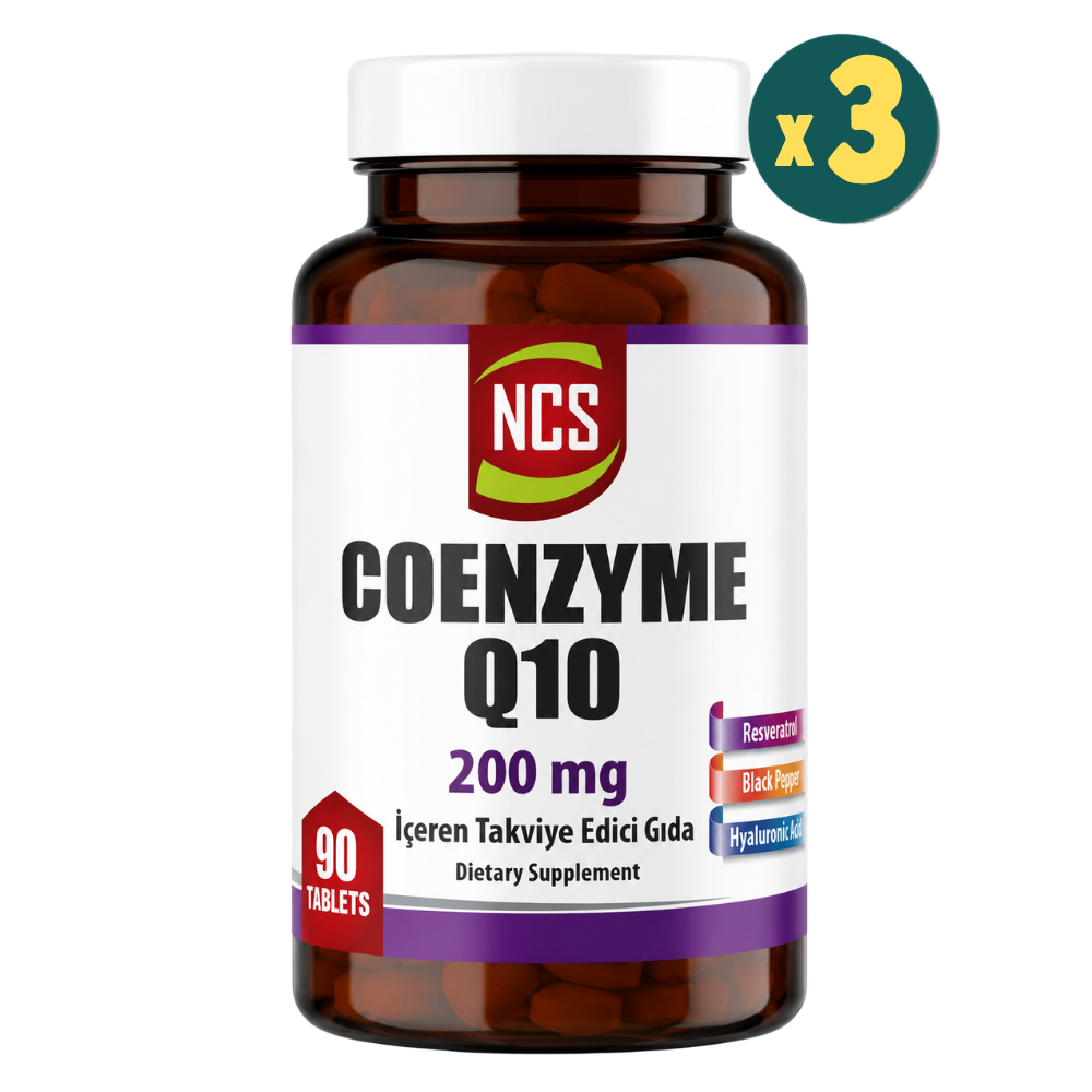NCS Coenzyme Q-10 Resveratrol 200 Mg 90 Tablet 3 Adet Fiyatları - Modern Eczane