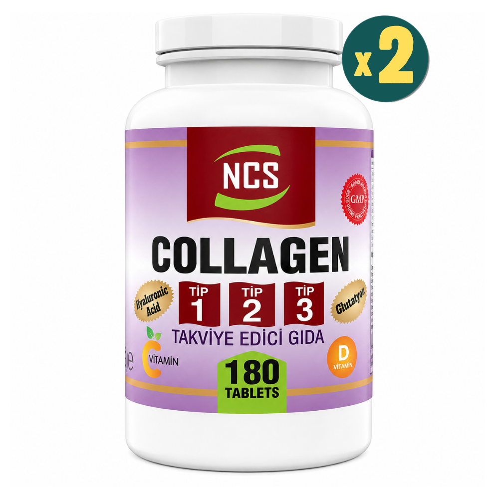 NCS Collagen Tip 1-2-3 Glutatyon 180 Tablet 2 Adet Fiyatları - Modern Eczane