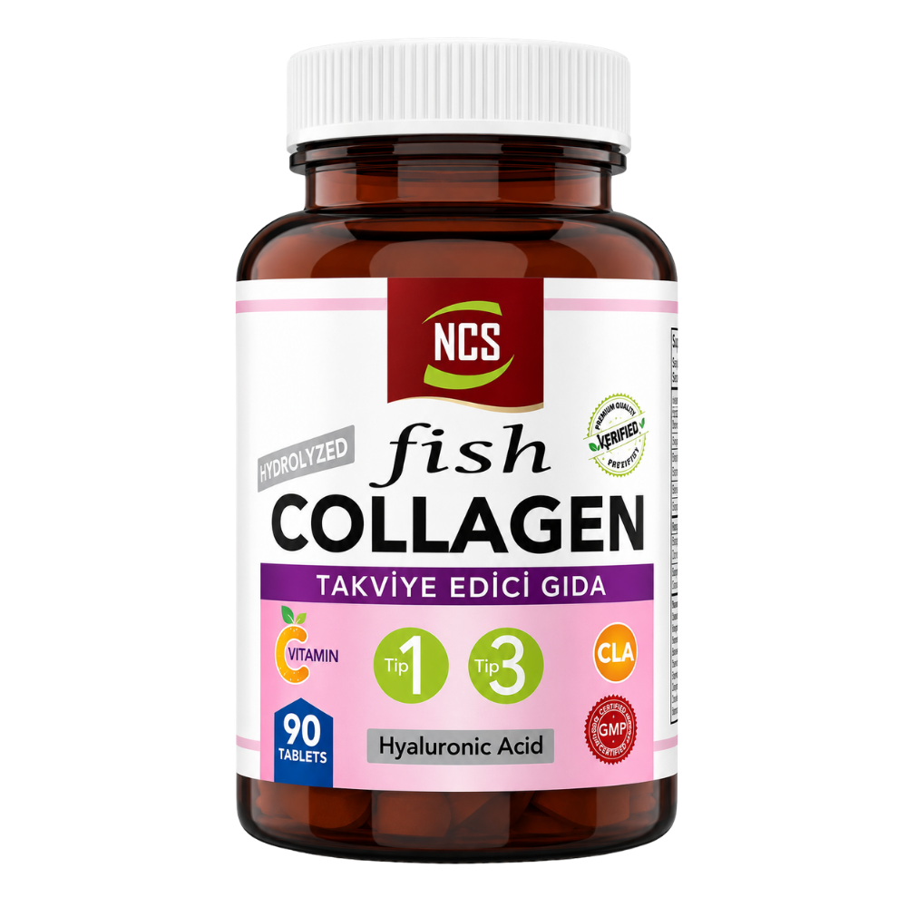 NCS Collagen Tip 1-3 Balık Kolajeni CLA 90 Tablet Fiyatları - Modern Eczane