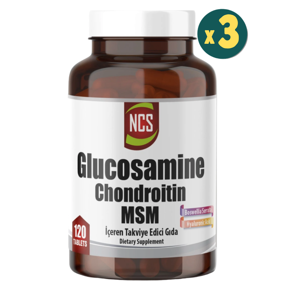 Ncs Glucosamine Chondroitin Msm 120 Tablet 3 Adet Fiyatları - Modern Eczane